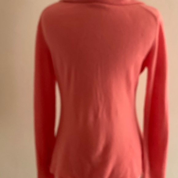 Pink Coral Cashmere Collared Sweater M - Picture 4 of 7